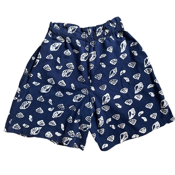 Pacer VTG ‘90s Cotton Paper Bag Shell Print High Rise Mom Short Women's Small - Picture 2 of 5